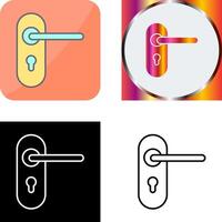 Door Lock Icon Design vector