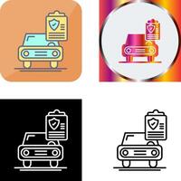Protection Policy Icon Design vector