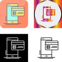 Cashless Payment Icon Design vector