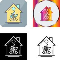 Plant Icon Design vector