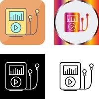 Music Player Icon Design vector