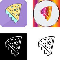 Pizza Slice Icon Design vector