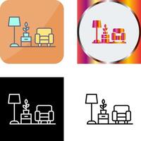 Living Room Icon Design vector