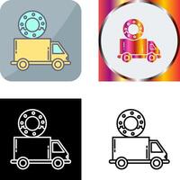 Delivery Truck Icon Design vector