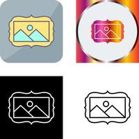 Frame Icon Design vector