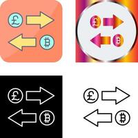 Exchange Icon Design vector