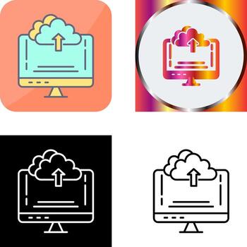 Upload Icon Design vector