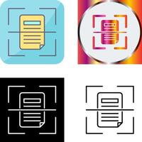 Scan Icon Design vector