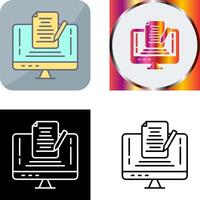 Note Icon Design vector