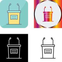 Debate Icon Design vector