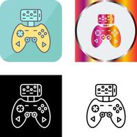 juego controlador icono diseño vector