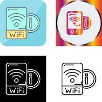 Wifi Signal Icon Design vector