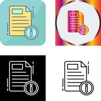 Document Icon Design vector