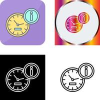 diseño de icono de reloj vector