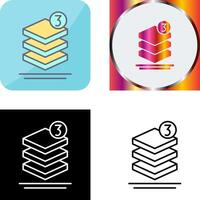 Layers Icon Design vector