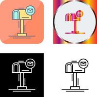 Mail Box Icon Design vector