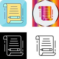 Write Icon Design vector