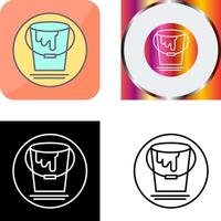 Paint Bucket Icon Design vector