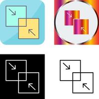 Combine Icon Design vector