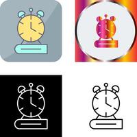 diseño de icono de reloj de alarma vector