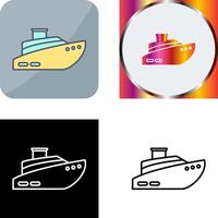 diseño de icono de barco vector