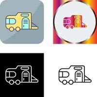 Caravan Icon Design vector