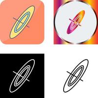 Black Hole Icon Design vector