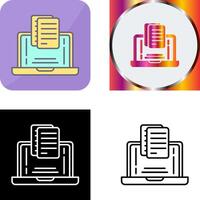 Document Icon Design vector