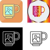 Mug Icon Design vector