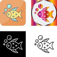 diseño de icono de pescado vector