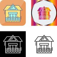 Natural Disaster Icon Design vector
