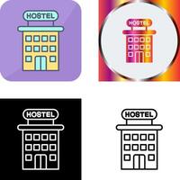 Hostel Icon Design vector