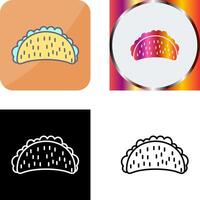 Tacos Icon Design vector