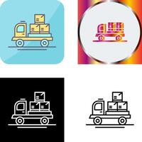 Delivery Truck Icon Design vector