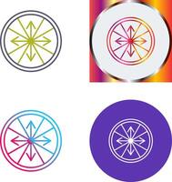 Roulette with Arrow Icon Design vector