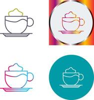 latté icono diseño vector