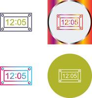 Unique Timer Icon Design vector
