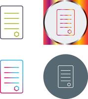 Unique Reports Icon Design vector