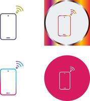 Unique Connected Device Icon Design vector