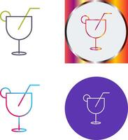 Unique Drinks Icon Design vector