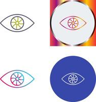 Unique Eye Icon Design vector