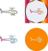 Helicopter Icon Design vector