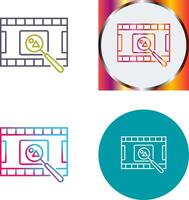 Unique Find Picture Icon Design vector