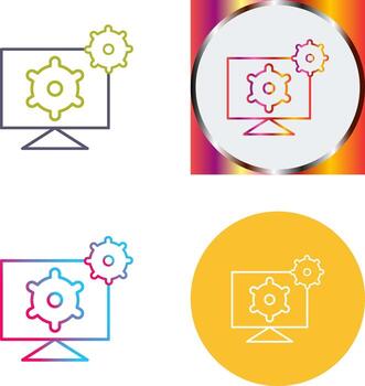Development Tools Icon Design vector