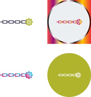 Unique Link Sales Icon Design