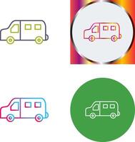 Van Icon Design vector
