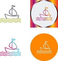 Boat Icon Design vector