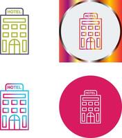 diseño de icono de hotel vector