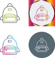 Bag Pack Icon Design vector