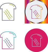 Toast Icon Design vector